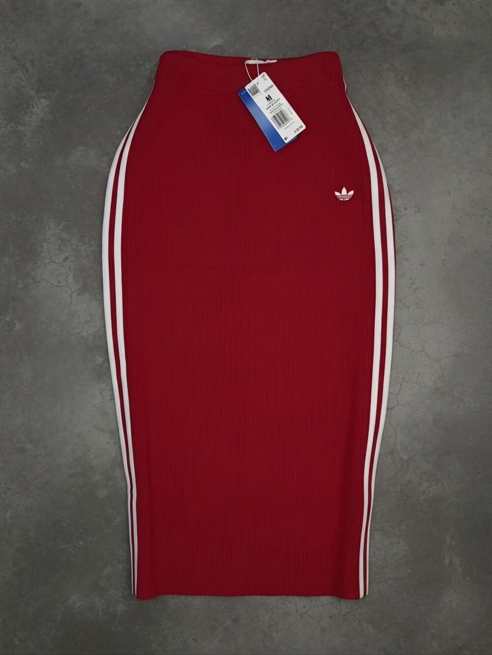 NWT Adidas Originals Knit Skirt | Better Scarlet, M